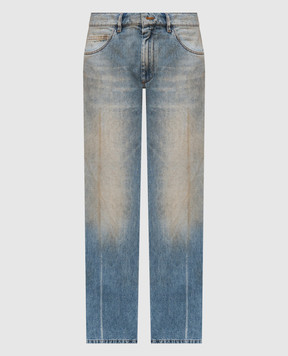 Maison Margiela MM6 Блакитні джинси з вінтажним ефектом SH2LA0055M30055