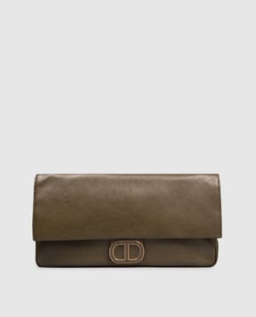 Twinset Сумка цвета хаки с логотипом 252TD8120
