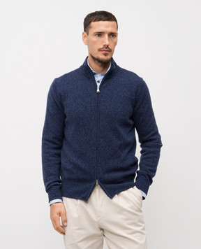 Cashmere&Whiskey Синій кардиган з вовни мериноса 50706