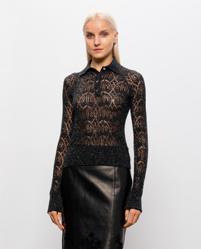 Ermanno Scervino Сірий джемпер з кашеміру D495M737OHZ