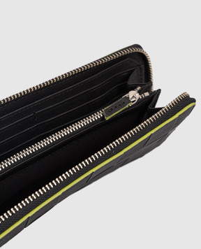 Dragon Черный кожаный кошелек DGS68018