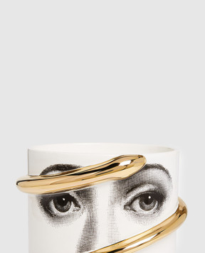 Fornasetti Ароматична свічка POCO DOPO - Peccato Originale Décor в керамічному свічнику FPG044ZFP