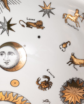 Fornasetti Білий порцеляновий салатник Astronomici P47Z004