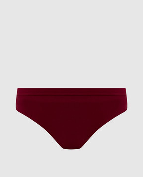Jil Sander Бордовые трусики от купальника с логотипом J40SG0104J20011