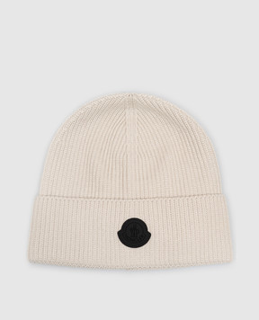 Moncler Сіра шапка з вовни L20913B00071M1131