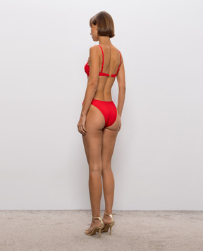 Dolce&Gabbana Червоний купальник O8A25JONO12