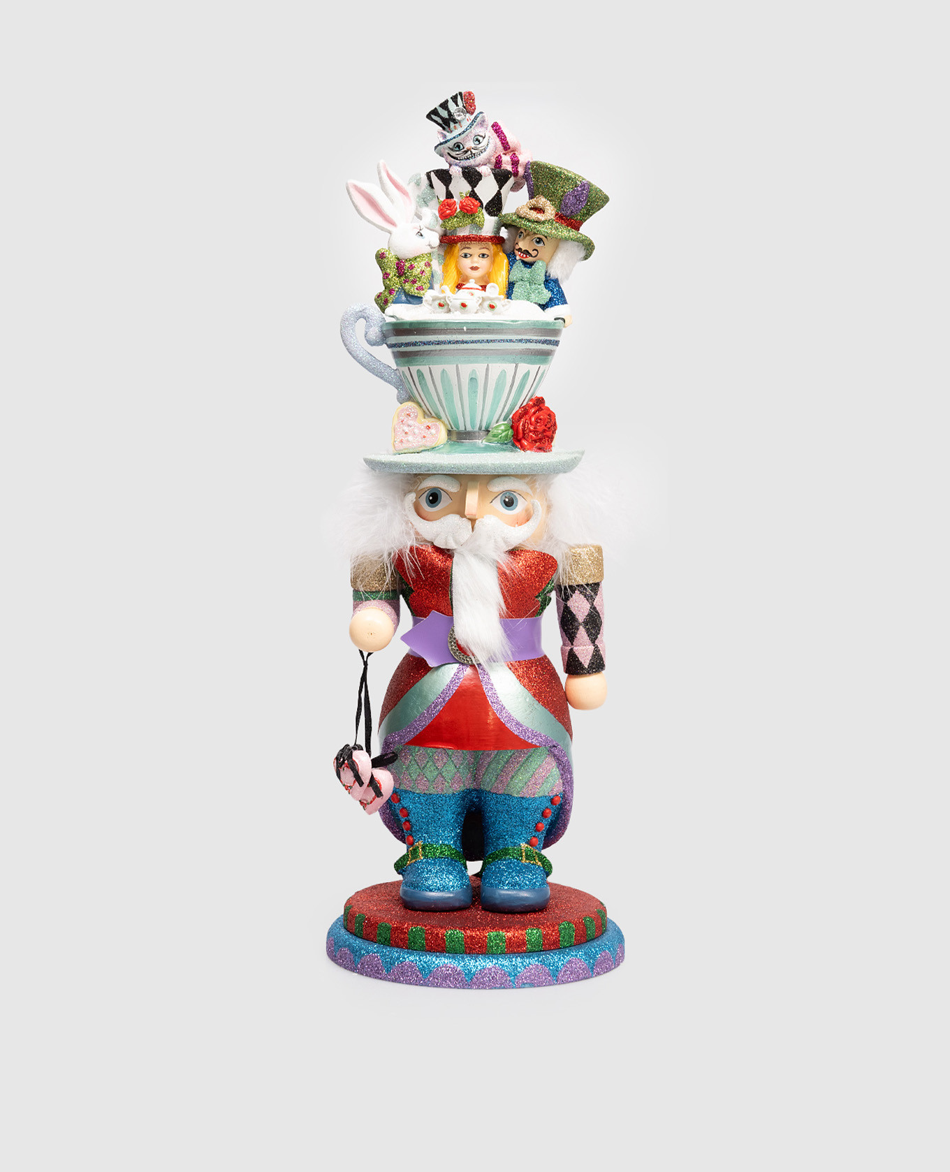 

Статуэтка Hollywood Alice Teacup Hat-Nutcrackers, Красный, Декор