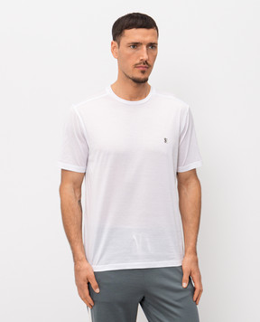 Stefano Ricci Біла футболка з монограмою MNH6105140TE0001