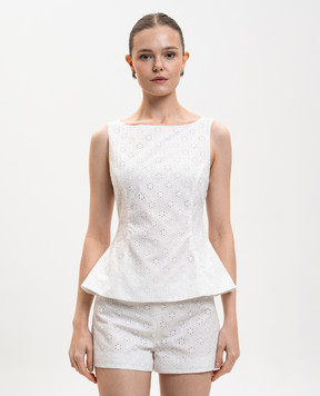 Faithfull Білий топ Olivia FF4593VBW