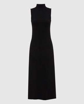 Twinset Черное платье миди 262TP3032