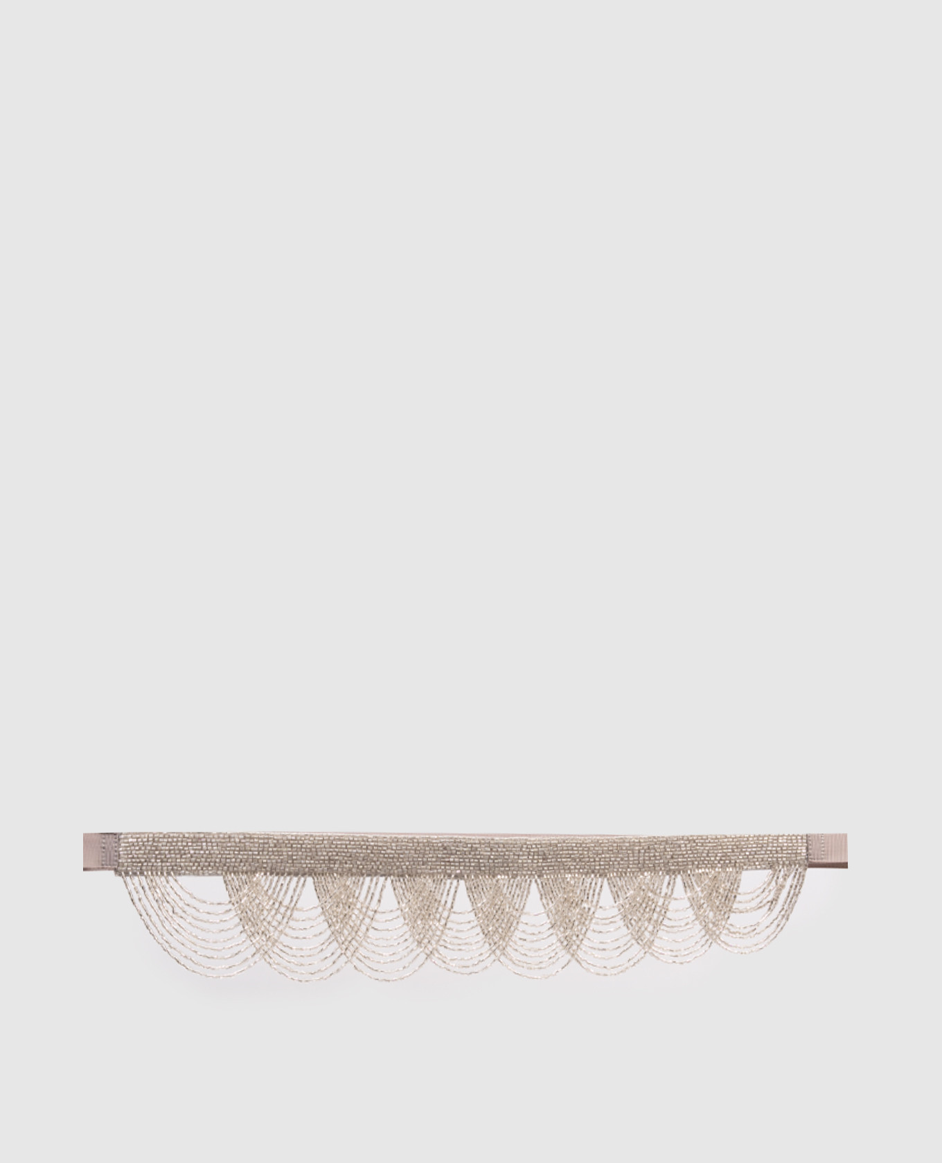 

Серебристый пояс из бисера ABETE, Ремни