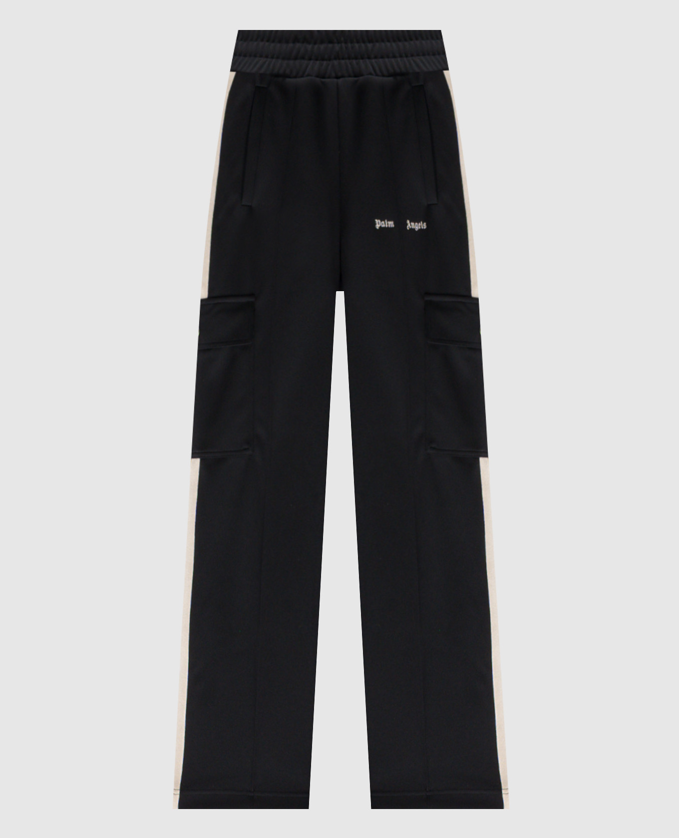 

Черные спортивные брюки в стиле карго с логотипом, Черный, Спортивные штаны