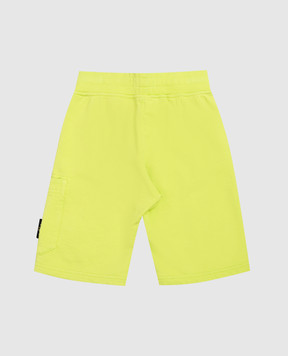 Stone Island Дитячі зелені шорти з патчем логотипа L1S166200006S004014