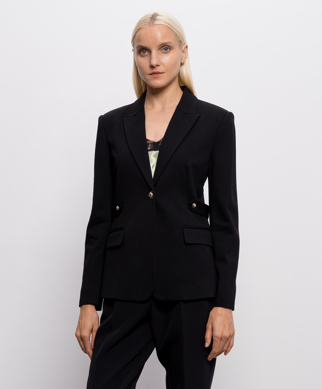 Twinset Черный жакет с хлястиками 262AP2520 изображение 3