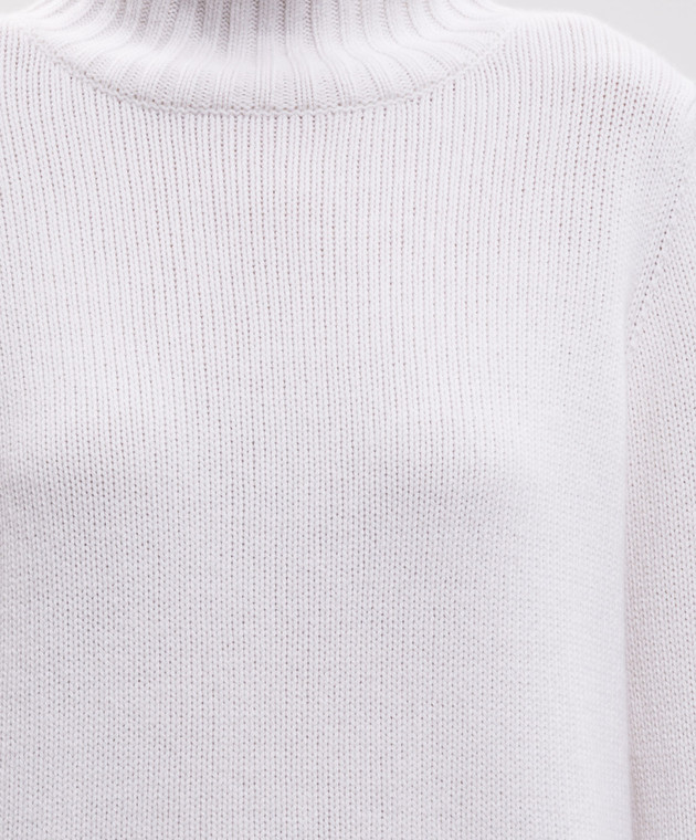 Allude Светр з кашеміру кольору айворі з розрізами 26511185 зображення 5