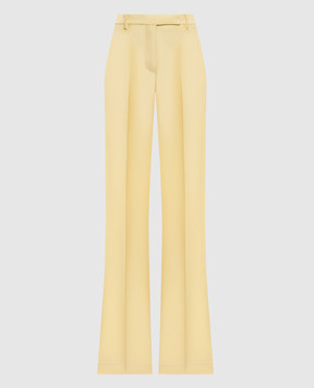Tom Ford Жовті штани з вовни та шовку PAW676FAX1666