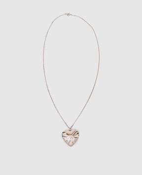 PUCCI Серебристая цепочка с подвеской зеркальце 5UAM365U920