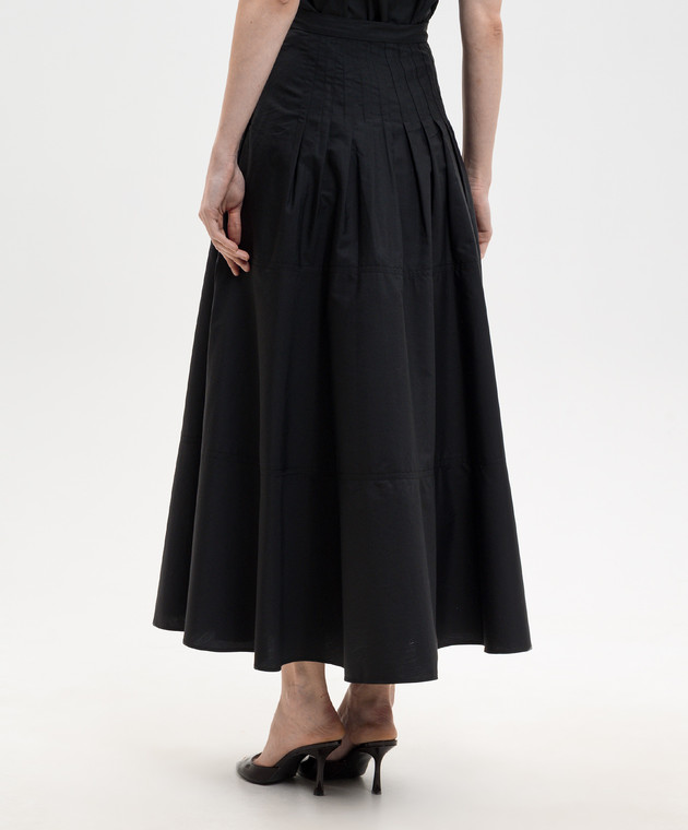 Max Mara Черная юбка TOPERA MSTOPERA изображение 4