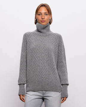 Ermanno Scervino Сірий светр з кашеміру D495M324JBV
