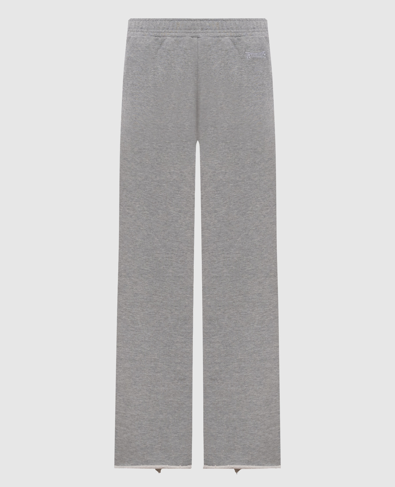 Сірі меланжеві спортивні штани