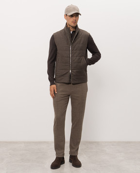 Bertolo Cashmere Кардиган из шерсти и шелка 902601000048
