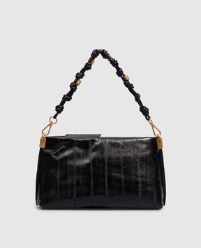 Gianni Chiarini Черная кожаная сумка кросс-боди Fanny BS12644EEL