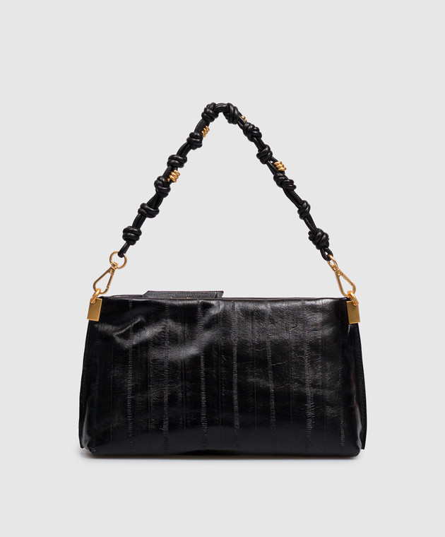 Gianni Chiarini Чорна шкіряна сумка крос-боді Fanny BS12644EEL