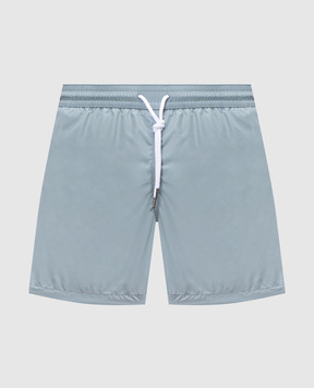 Pini Parma Сині шорти для плавання з нашивкою логотипа 6059463