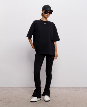 Off-White Черная футболка Industrial Half Arrow 2FA00592T