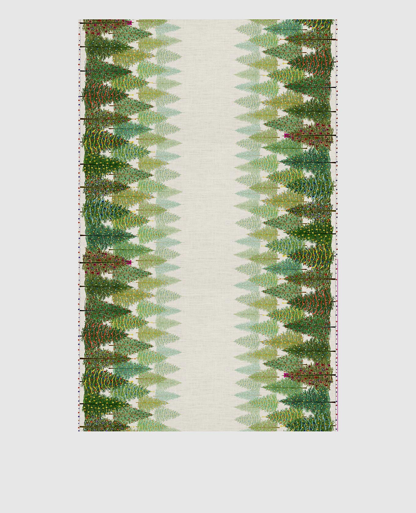 

Серая скатерть FAIRY TREES из льна, Серый, Скатерти