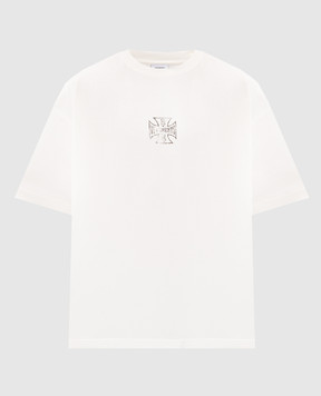 Vetements Футболка кольору айворі з принтом MH27TR196W