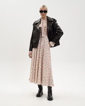 Babe Pay Pls Темно-коричнева шкіряна косуха 2518ARIZONA