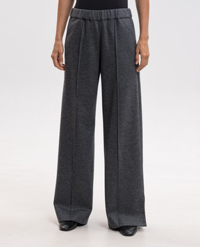 Jil Sander Серые брюки из шерсти J02KA0421J40045