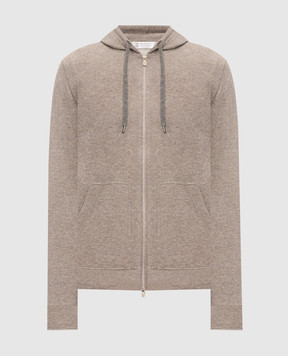 Brunello Cucinelli Бежева спортивна куртка з кашеміру M2223246G