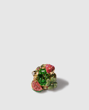 Swarovski Золотое кольцо Idyllia с покрытием 18-каратным золотом 5751739