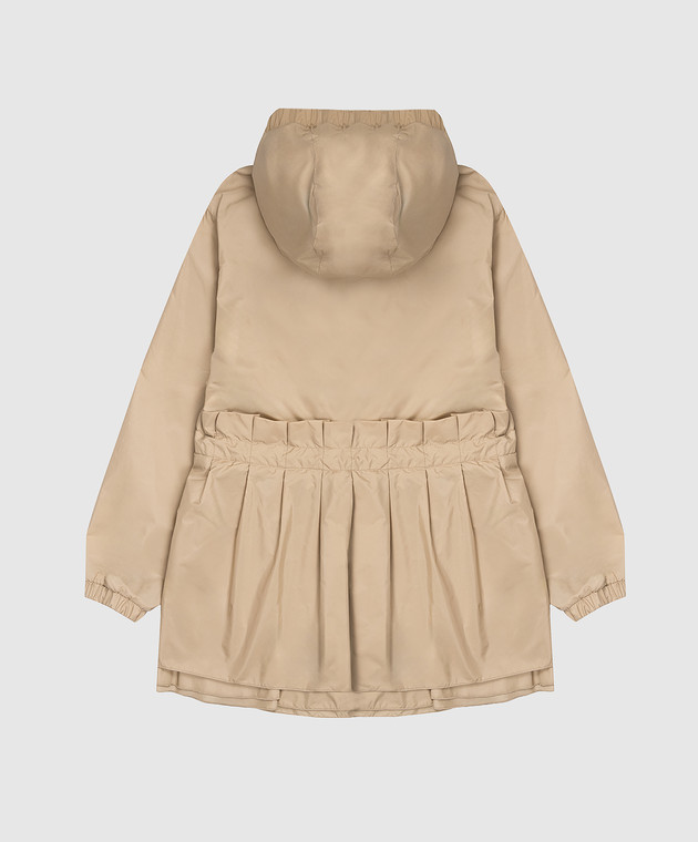 Moncler ENFANT Дитяча коричнева вітровка L19541A0008453A5E зображення 2