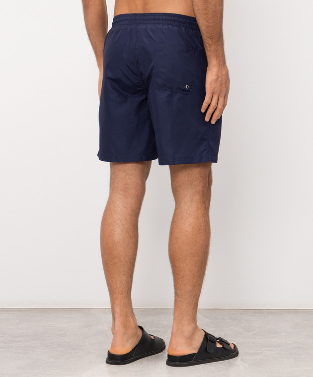 Stefano Ricci Синие шорты для плавания M6B6200040DFC001 изображение 3