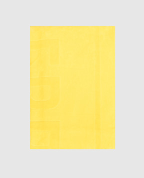 Vilebrequin Желтое махровое пляжное полотенце с логотипом SANC1200