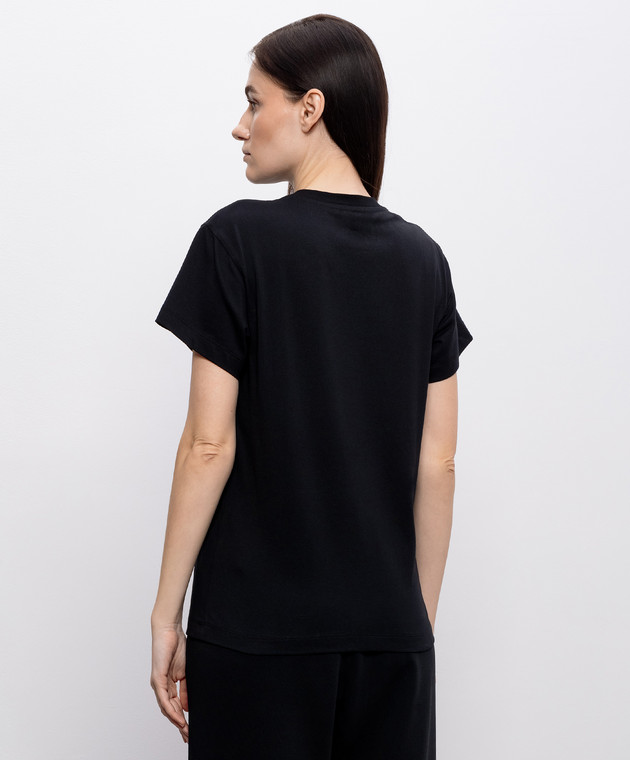 Parajumpers Черная футболка Sabella с патчем логотипа 26SPWTSER33 изображение 4