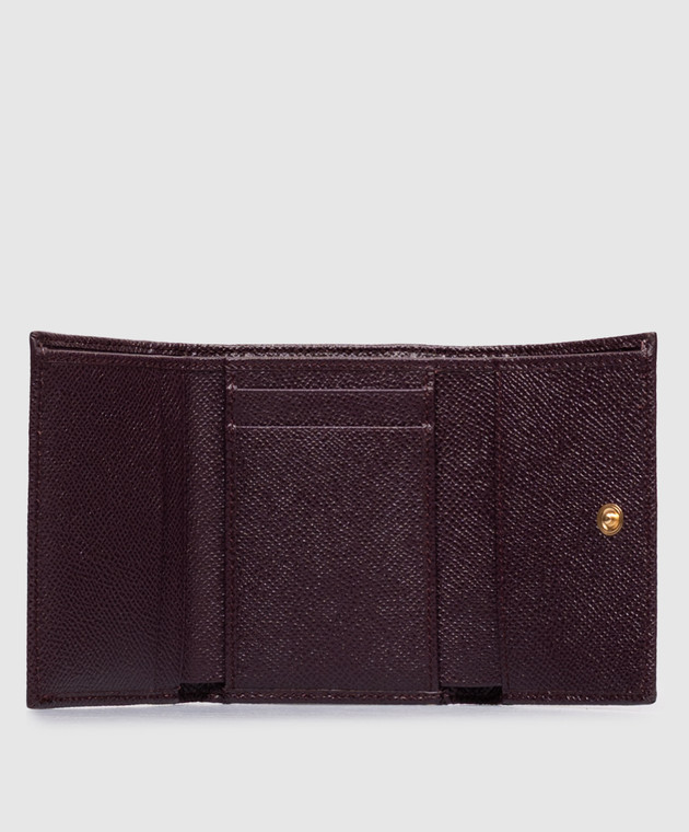 Dolce&Gabbana Фіолетове шкіряне портмоне Dauphine BI0770A1001 зображення 3