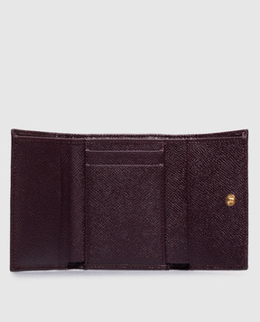 Dolce&Gabbana Фиолетовый кожаный портмоне Dauphine BI0770A1001