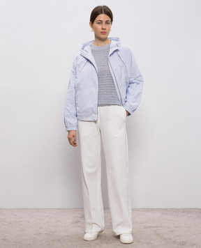 Peserico Білі спортивні штани з ланцюжком A04968J006906