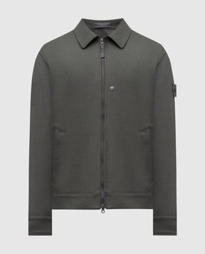 Stone Island Серая куртка с шерстью K2S151200027S0F18
