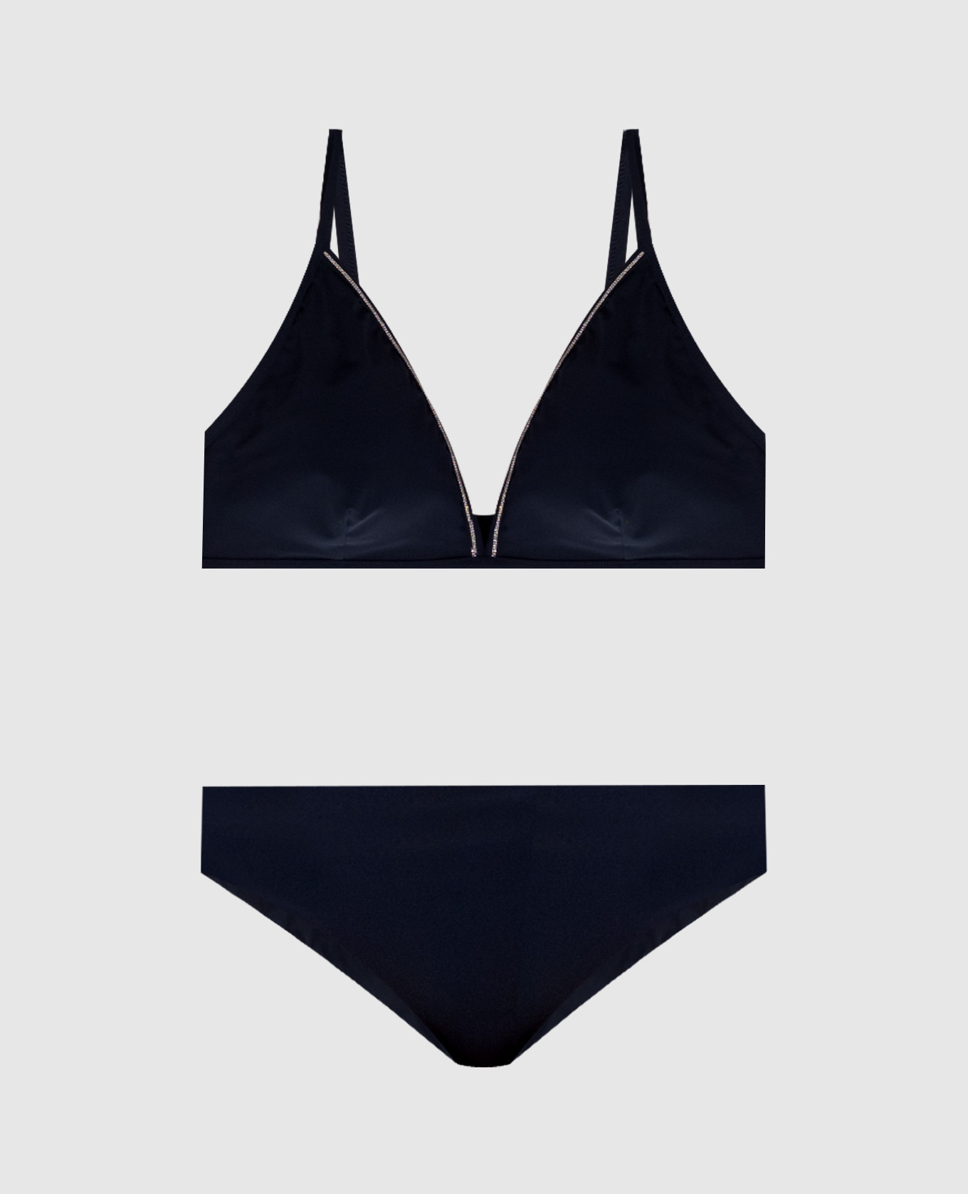 

Синий купальник с цепочкой мониль, Раздельные купальники