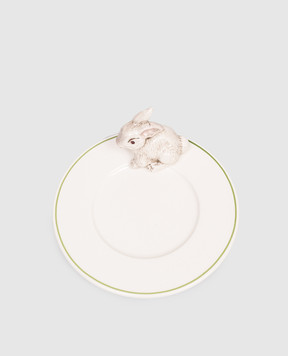 Au Bain Marie Белая керамическая тарелка для хлеба White Rabbits ABMBAAPM9B