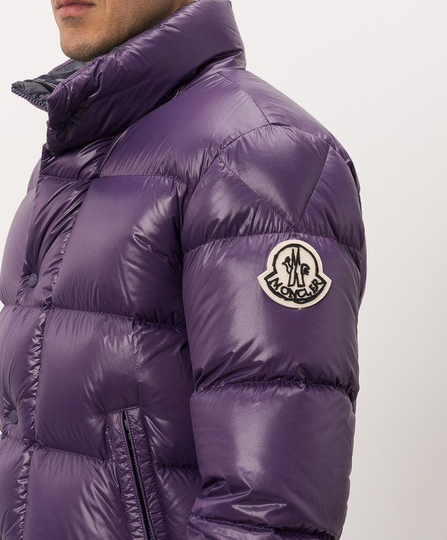 Moncler Фіолетовий пуховик Bendola L20911A00196596XE зображення 5