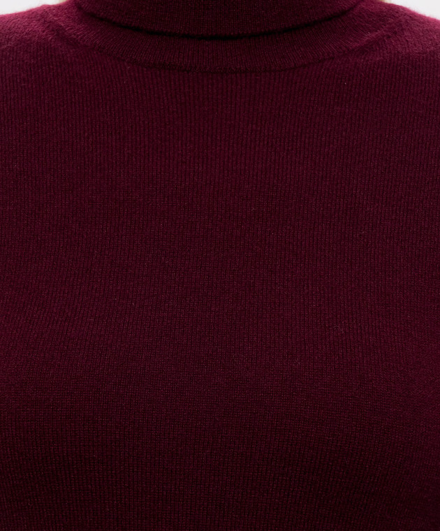 Allude Бордовий гольф з кашеміру 26511195 зображення 5
