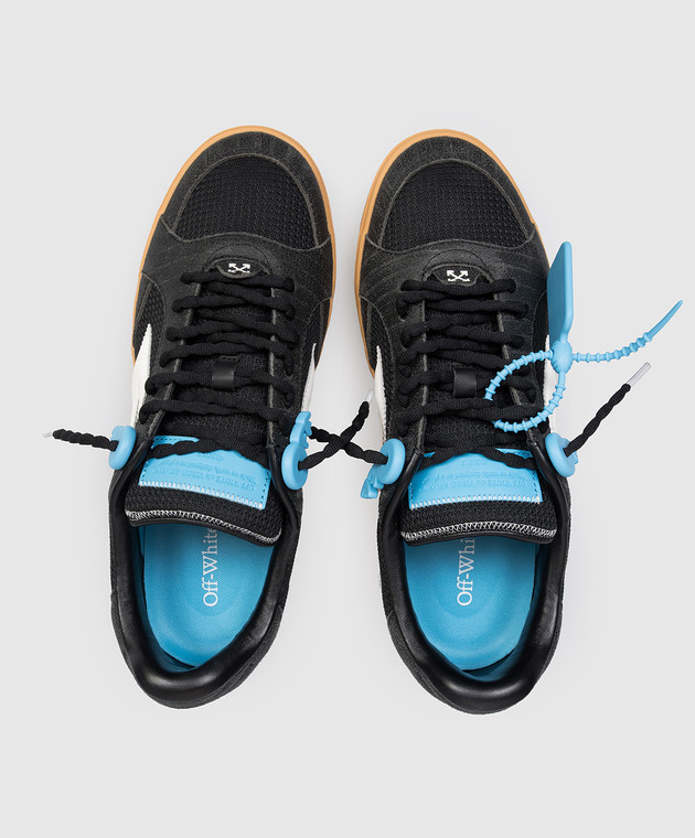 Off-White Черные комбинированные кроссовки End Of Play OMIA2ALS26FAB001 изображение 4