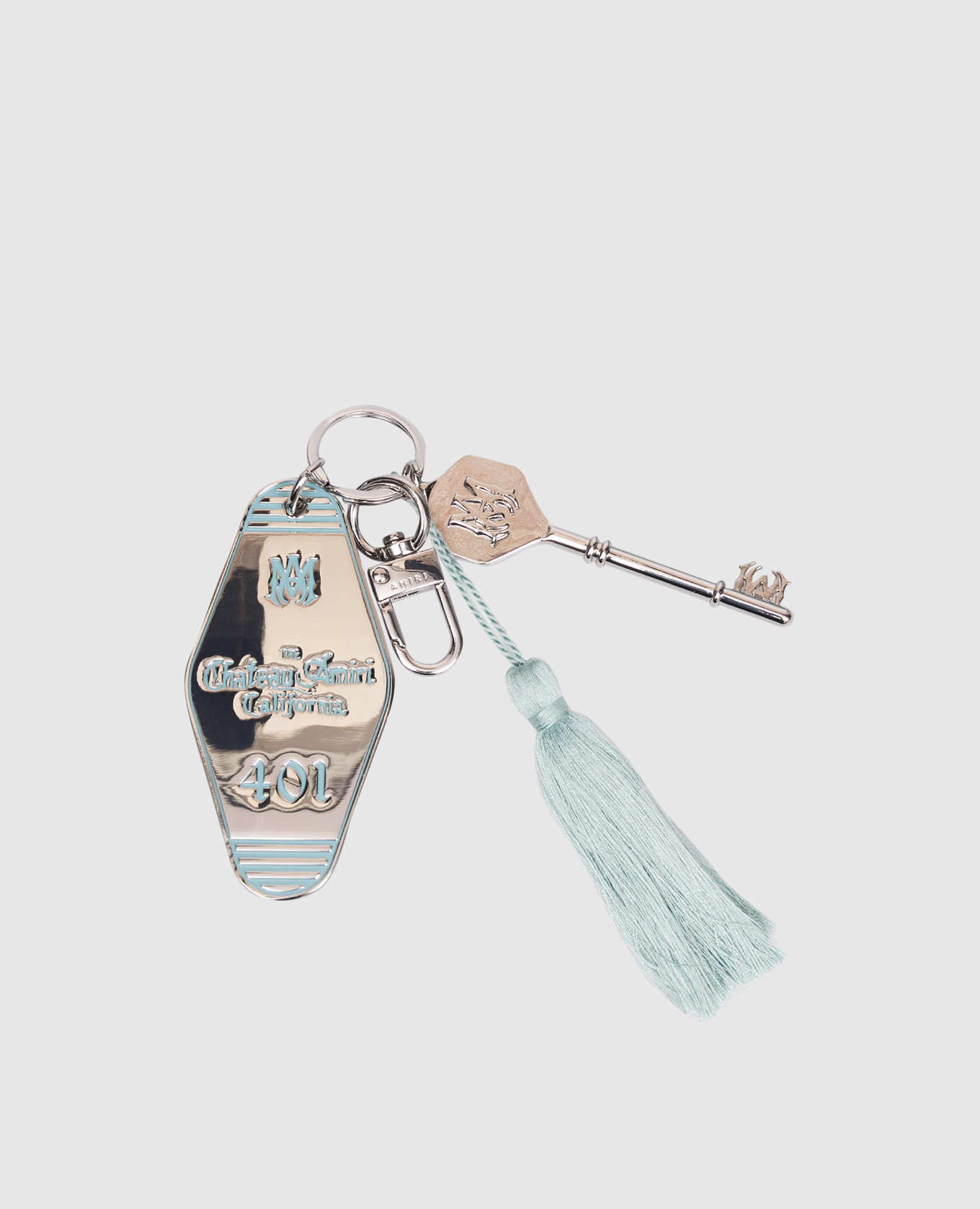 Серебристый брелок Hotel Keychain