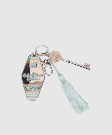 Серебристый брелок Hotel Keychain